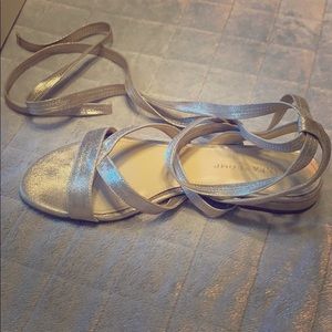 Ivanka Trump Crisa Gold sandals